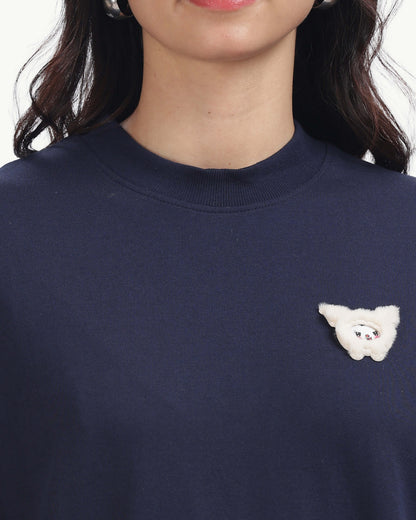 MISCHIEF-MALLOW (NAVY BLUE)